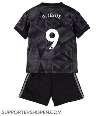 Arsenal Gabriel Jesus #9 Bortatröja Barn 2022-23 Kortärmad (+ korta byxor)